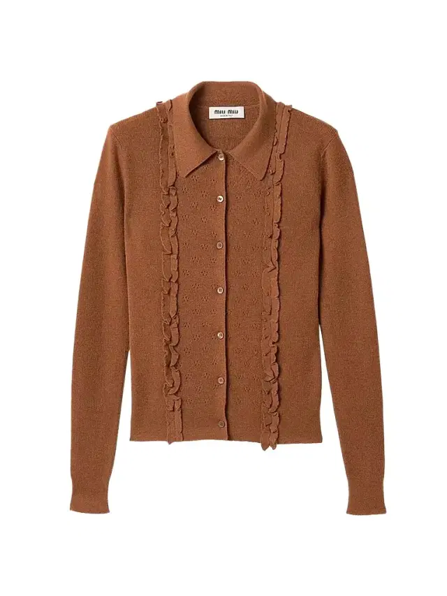 Women's Cashmere and Silk Cardigan - Brown