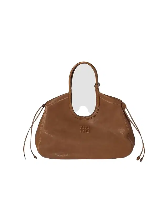 Miu Miu Women's Ivy Nappa Leather Shopping Bag - Brown