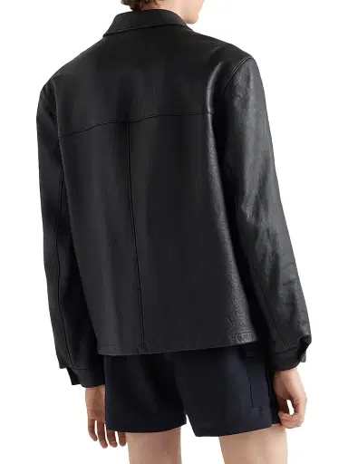 Prada Men's Nappa Leather Jacket | Thumbnail 4 Prada Men's Nappa Leather Jacket | Thumbnail 4