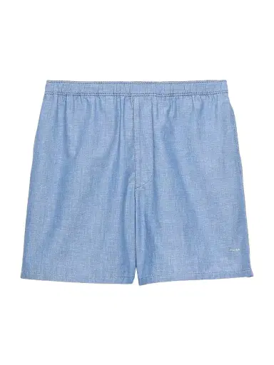 Prada Men's Chambray Bermuda Shorts - Blue | Thumbnail 1