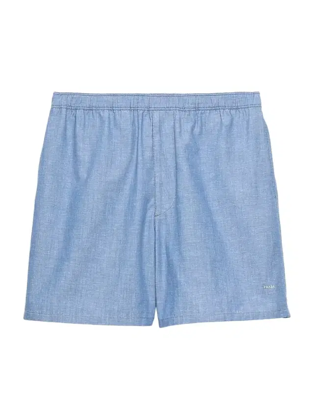 Men's Chambray Bermuda Shorts - Blue