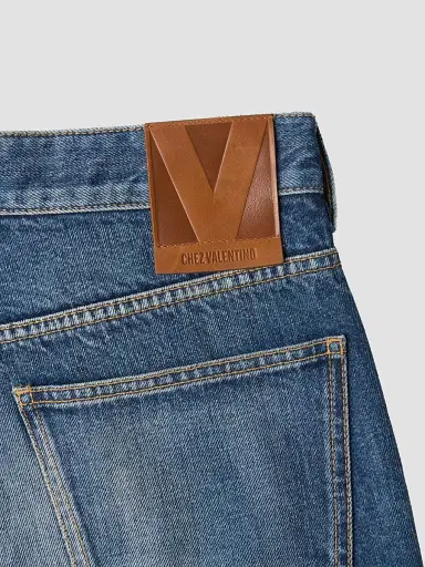 Valentino Garavani Men's Denim Jeans - Denim | Thumbnail 2 Valentino Garavani Men's Denim Jeans - Denim | Thumbnail 2