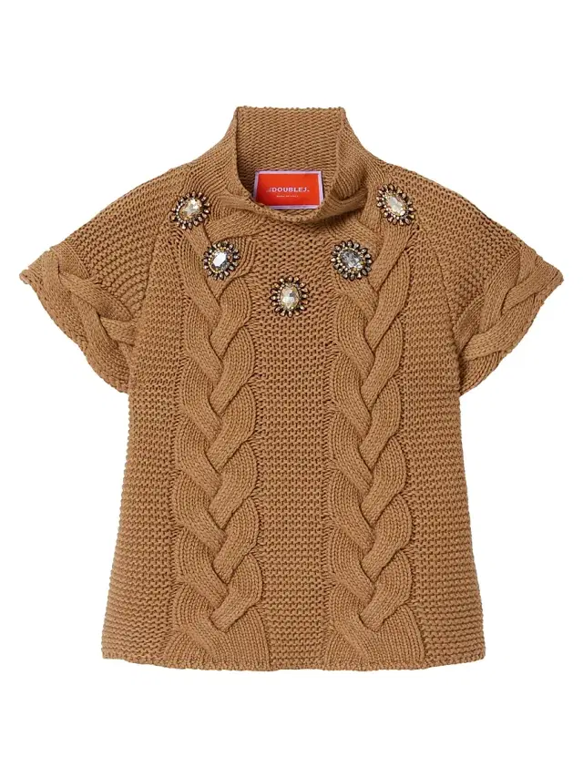 Women's Portrait Sweater - Solid Brown