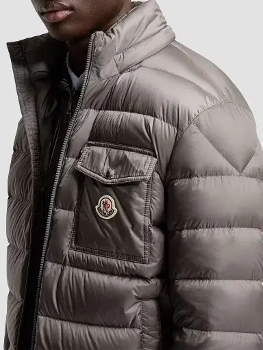Moncler Men's Verith Puffer Jacket - Grey | Thumbnail 4 Moncler Men's Verith Puffer Jacket - Grey | Thumbnail 4