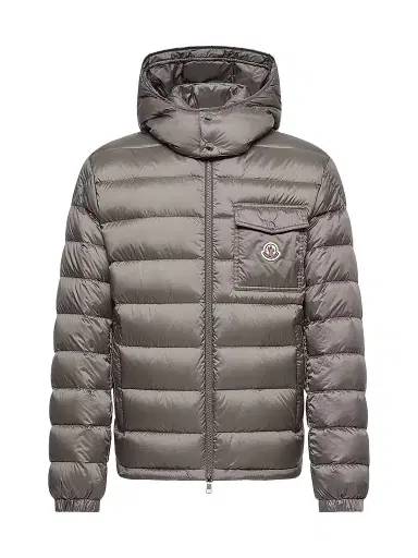 Moncler Men's Verith Puffer Jacket - Grey | Thumbnail 1 Moncler Men's Verith Puffer Jacket - Grey | Thumbnail 1