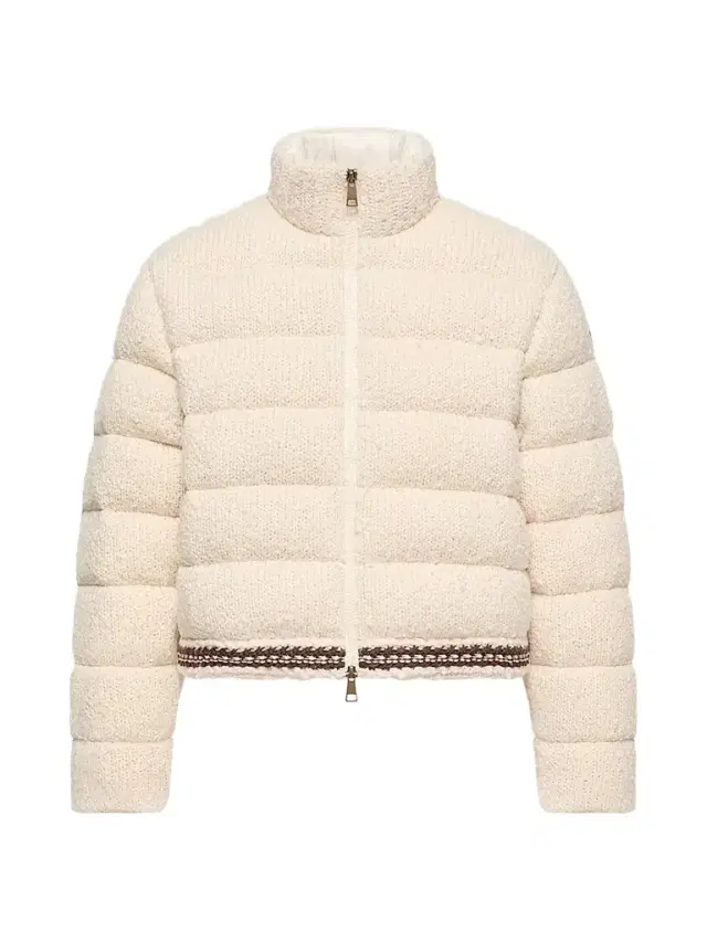 Moncler Women's Down-Filled Cardigan in Cotton - White