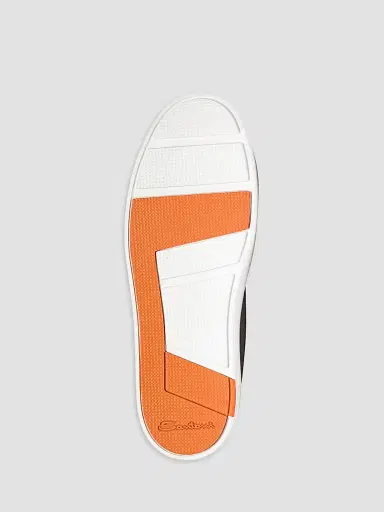 Santoni Men's Victory Logo Seta Suede Slip-On Sneakers - Beige - Size 13 | Thumbnail 6