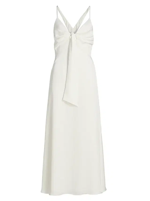Ramy Brook Women's Mckenzie Plunging V-Neck A-Line Midi-Dress -