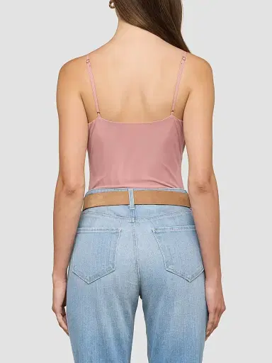 L'Agence Women's Gelina Sheer Ruched Bodysuit | Thumbnail 3 L'Agence Women's Gelina Sheer Ruched Bodysuit | Thumbnail 3