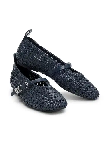 rag & bone Women's Spire Woven Mary Janes | Thumbnail 2