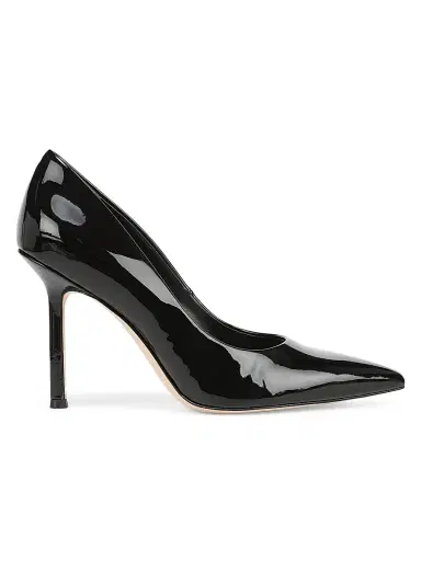 Favorite Daughter Women's Riley Leather 95MM Stiletto Pumps - Black - Size 11 | Thumbnail 1 Favorite Daughter Women's Riley Leather 95MM Stiletto Pumps - Black - Size 11 | Thumbnail 1