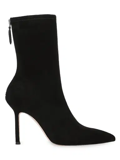 Favorite Daughter Women's Ryder 95MM Suede Ankle Booties | Thumbnail 1 Favorite Daughter Women's Ryder 95MM Suede Ankle Booties | Thumbnail 1