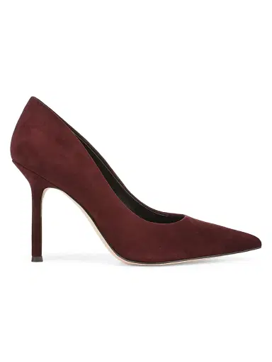 Favorite Daughter Women's Riley Suede 95MM Stiletto Pumps - Bordeaux - Size 11 | Thumbnail 1 Favorite Daughter Women's Riley Suede 95MM Stiletto Pumps - Bordeaux - Size 11 | Thumbnail 1