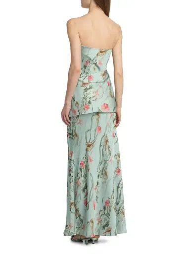 Amur Women's Ever Printed Tiered Maxi Dress - Tidal Mosaic - Size 12 | Thumbnail 5 Amur Women's Ever Printed Tiered Maxi Dress - Tidal Mosaic - Size 12 | Thumbnail 5