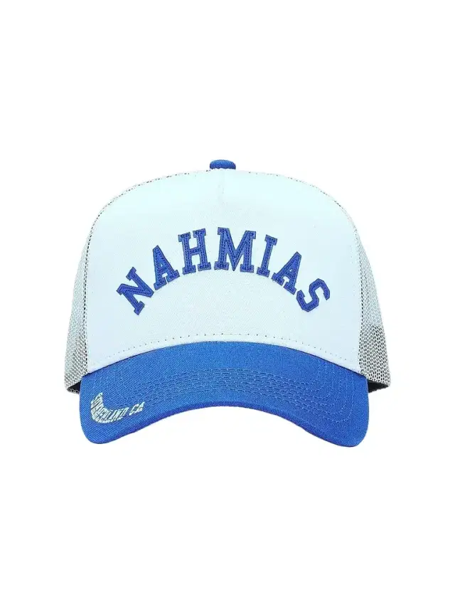 Men's Summerland Brim Trucker Hat - White Blue