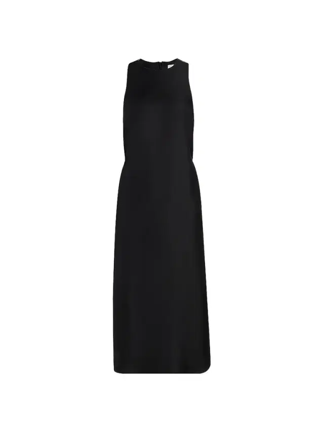 Women's Paloma Twist Back Silk Midi-Slipdress - Black