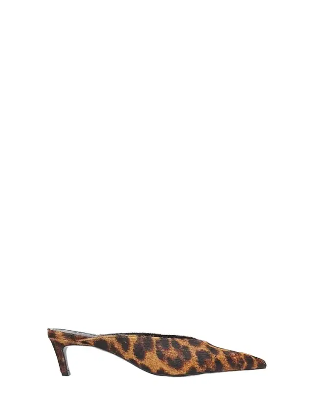 Schutz Women's Loren Mid 60MM Printed Calf Hair Mules - Animal Print