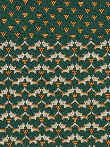 Ferragamo Men's Fox Print Silk Tie | Thumbnail 4