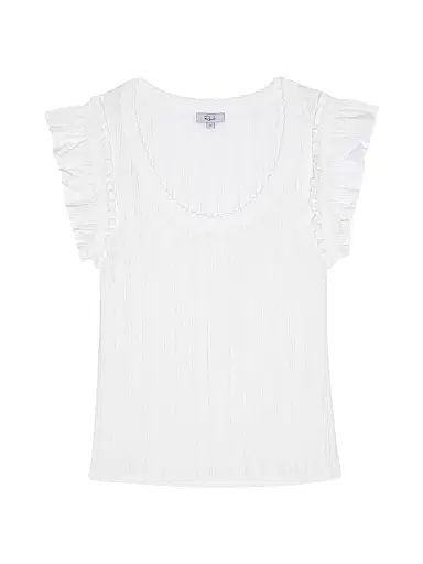 RAILS Women's Giovanna Pointelle-Knit Top | Thumbnail 1 RAILS Women's Giovanna Pointelle-Knit Top | Thumbnail 1