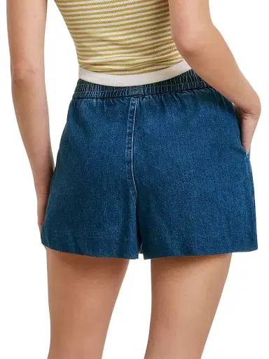 Favorite Daughter Women's The Malibu Denim Shorts - Deerfield - Size XL | Thumbnail 6