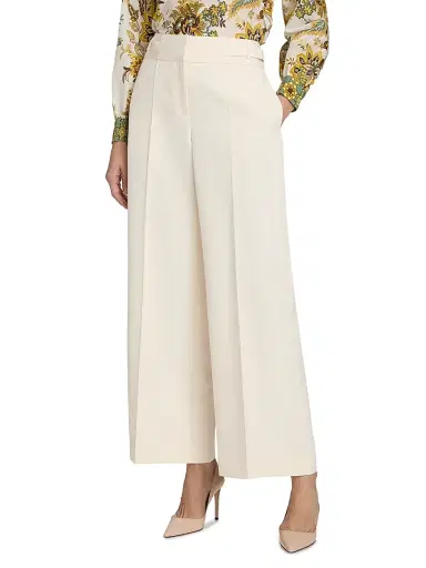 Elie Tahari Women's The Leah Wide-Leg Pants | Thumbnail 3