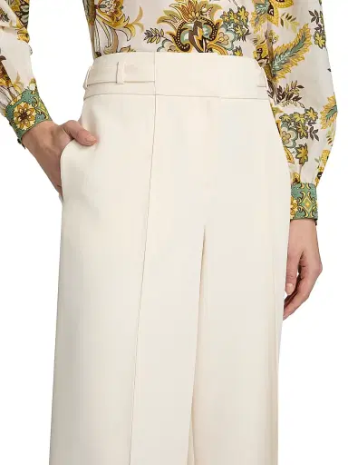 Elie Tahari Women's The Leah Wide-Leg Pants | Thumbnail 6