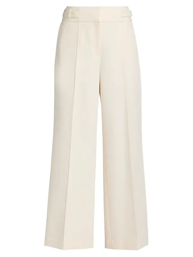 Elie Tahari Women's The Leah Wide-Leg Pants - Gold Point