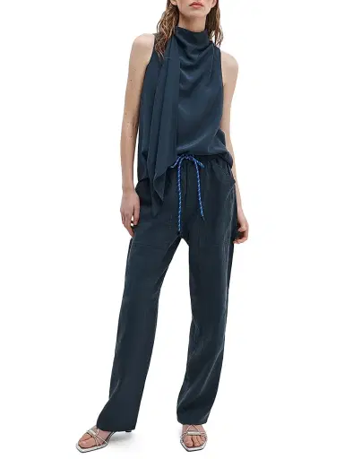 rag & bone Women's Adela Scarf Silk Top - Salute | Thumbnail 2 rag & bone Women's Adela Scarf Silk Top - Salute | Thumbnail 2