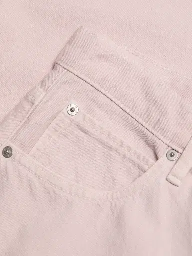 Frame Women's The Bubble Cotton Barrel-Leg Jeans - Taffy | Thumbnail 7