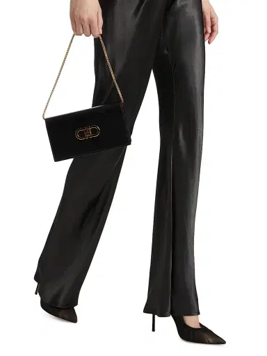 LAMARQUE Women's Emile Satin Relaxed-Fit Pants - Black - Size XS | Thumbnail 6 LAMARQUE Women's Emile Satin Relaxed-Fit Pants - Black - Size XS | Thumbnail 6