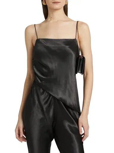 LAMARQUE Women's Solange Satin Relaxed-Fit Cami | Thumbnail 3 LAMARQUE Women's Solange Satin Relaxed-Fit Cami | Thumbnail 3
