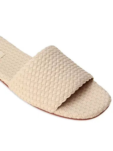 Naghedi Women's St. Barths Slide Sandals - Ecru - Size 11 | Thumbnail 4