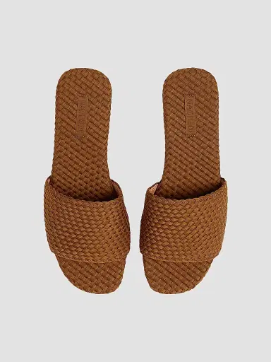 Naghedi Women's St. Barths Slide Sandals - Teak - Size 11 | Thumbnail 3