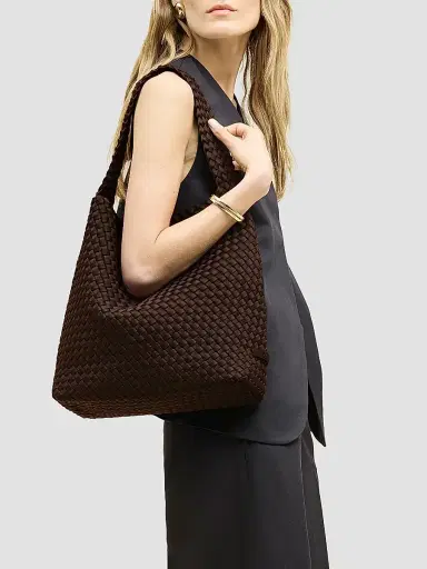 Naghedi Women's Nomad Medium Hobo Bag - Chocolate | Thumbnail 3