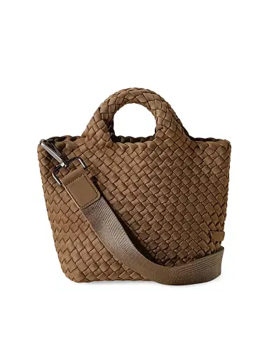 Naghedi Women's St. Barths Petit Tote Bag - Mink | Thumbnail 1 Naghedi Women's St. Barths Petit Tote Bag - Mink | Thumbnail 1