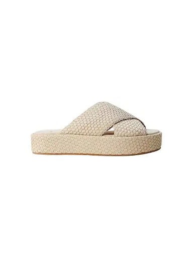 Naghedi Women's Laguna Platform Sandals - Ecru - Size 11 | Thumbnail 1