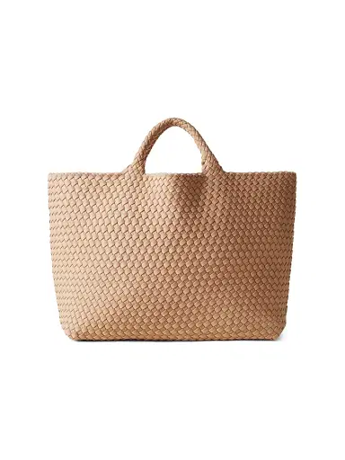 Naghedi Women's St. Barths Large Tote Bag - Camel | Thumbnail 1