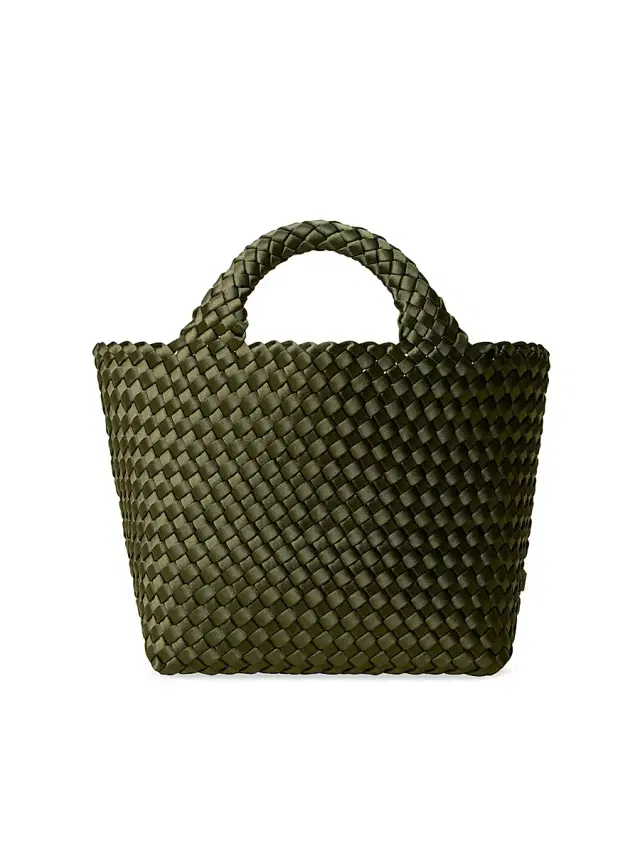Naghedi Women's St. Barths  Satin Tote Bag - Juniper