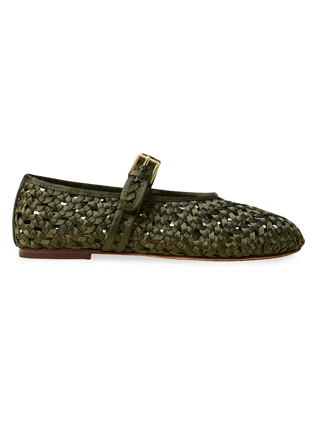 Women's Sydney Satin Mary Jane Flats - Juniper