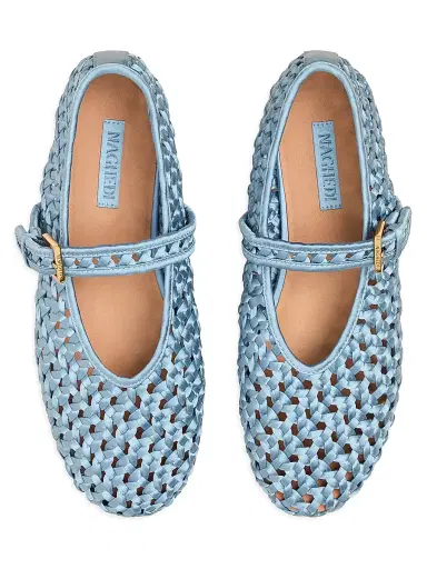 Naghedi Women's Sydney Satin Mary Jane Flats | Thumbnail 2