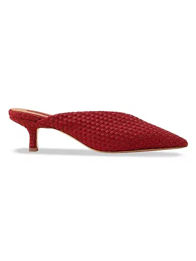Naghedi Women's Strada Kitten Heel Mules | Thumbnail 1