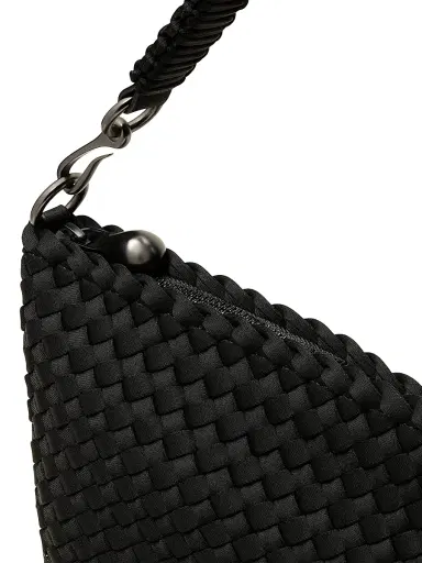 Naghedi Women's Porto Small Half-Moon Shoulder Bag - Onyx | Thumbnail 5 Naghedi Women's Porto Small Half-Moon Shoulder Bag - Onyx | Thumbnail 5
