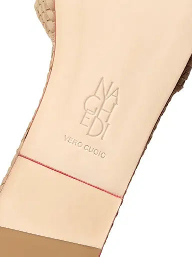 Naghedi Women's St. Barths Slide Sandals - Camel - Size 5 | Thumbnail 4