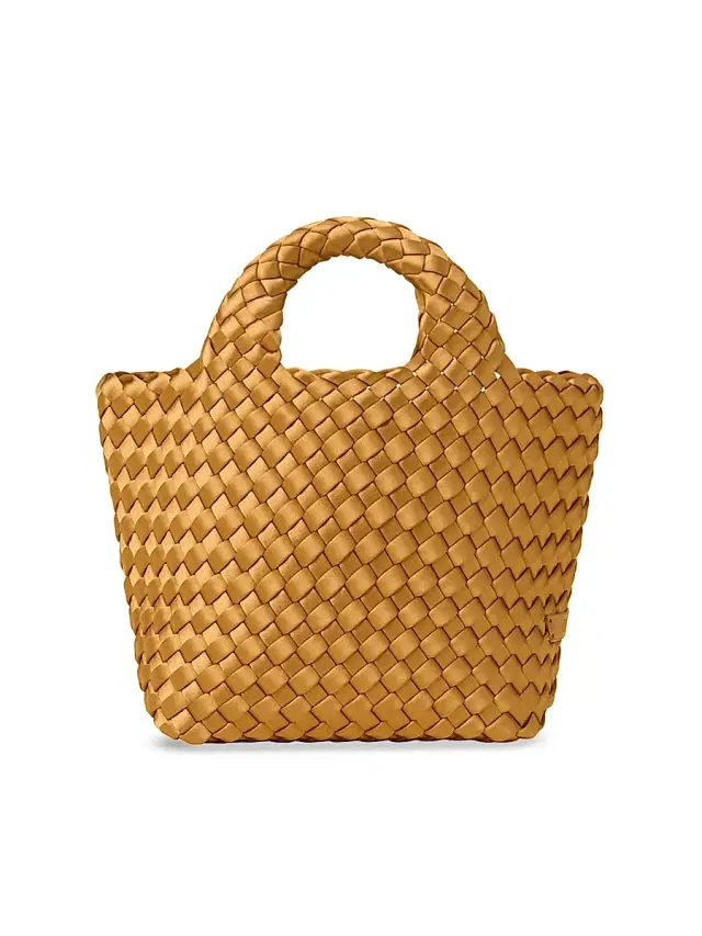 Naghedi Women's St. Barths Petit Satin Tote Bag - Ore