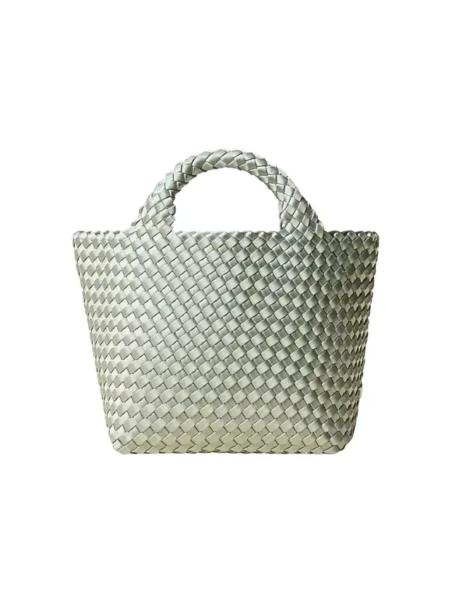 Naghedi Women's St. Barths  Satin Tote Bag - Wintergreen