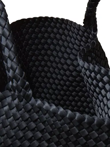 Naghedi Women's St. Barths Large Tote Bag - Onyx | Thumbnail 3