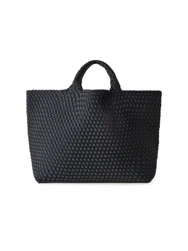 Naghedi Women's St. Barths Large Tote Bag - Onyx | Thumbnail 1