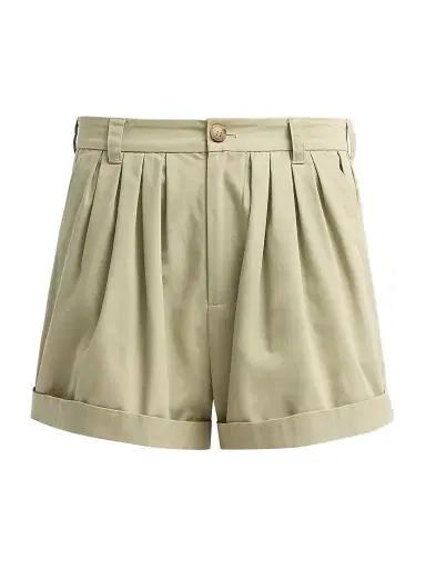 DÔEN Women's Declan Pleated Shorts | Thumbnail 1