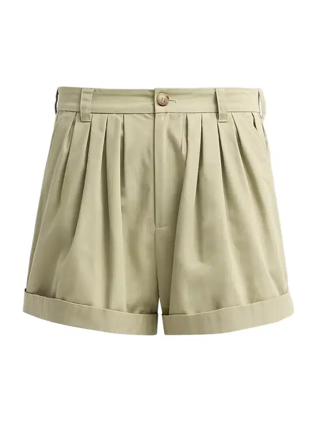 DÔEN Women's Declan Pleated Shorts - Tea Leaf