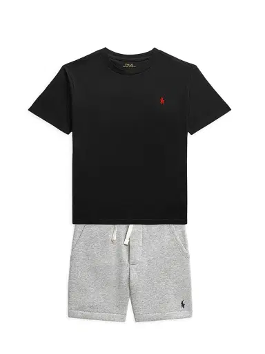 Polo Ralph Lauren Little Boy's & Boy's Fleece Drawstring Shorts | Thumbnail 2 Polo Ralph Lauren Little Boy's & Boy's Fleece Drawstring Shorts | Thumbnail 2